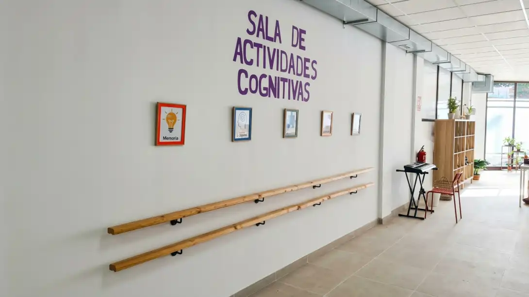 Actividades Cognitivas Nivar centro de dia Espacio interior luminoso del Centro Nivar